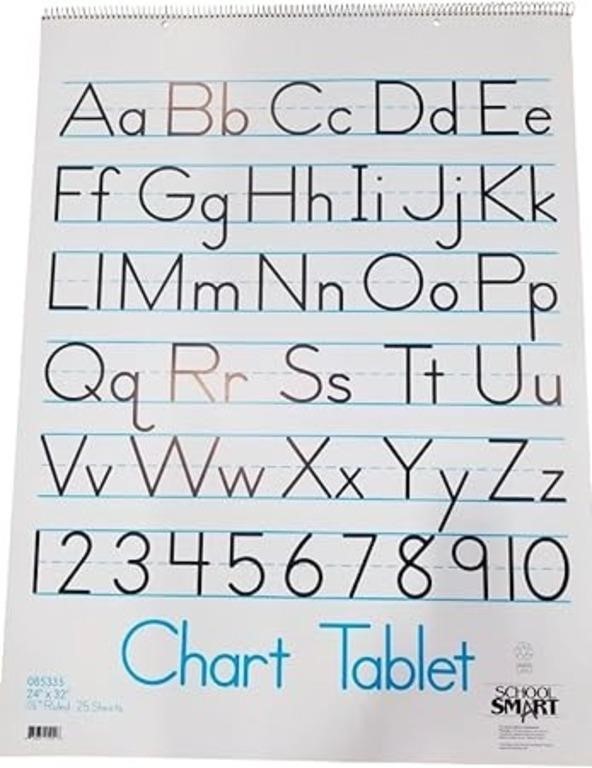 School Smart Chart Tablet, 24 X 32 Inches,