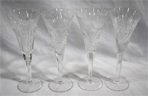4 Waterford 9.25" champagne flutes