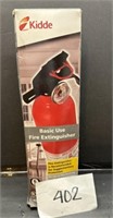 Kidde basic use fire extinguisher