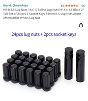 M14x1.5 Lug Nuts 14x1.5 Spline Lug Nuts