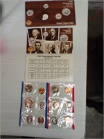 1985 Uncirculated coin set D and P Mint Marks