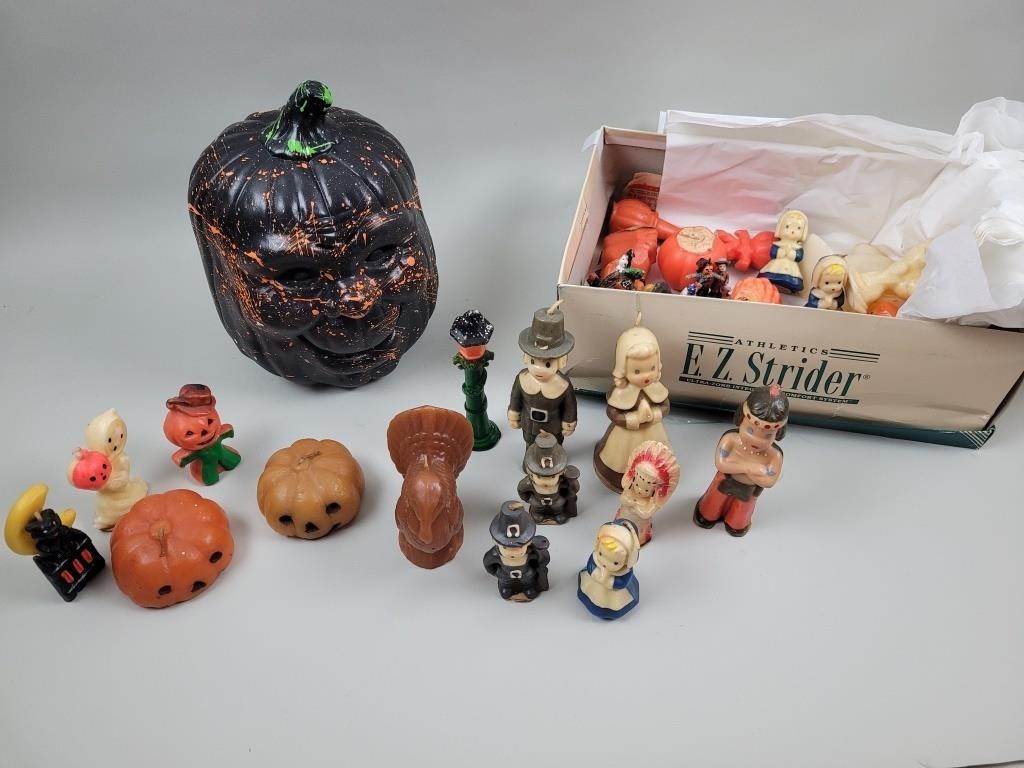 Wax/candle figures- holiday decor