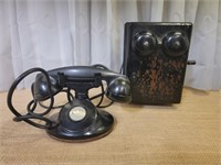 1940's Western Electric E1 Black No Dial Cradle