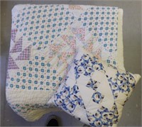 Handmade Baby Quilt and Pillow