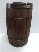 17" tall antique barrel
