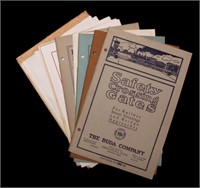 FOUR BUDA RAILROAD TRADE CATALOGS, CIRCA 1919