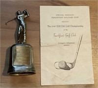 1949 Frankfurt Golf Championship Trophy