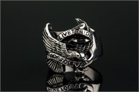 Stainless Steel Men's Rider Ring Retail Value $60