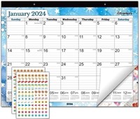 Large Desk Calendar 2024 (Seasons), 5pk