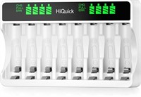 New HiQuick 8 Bay AA AAA Battery Charger for AA