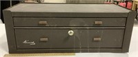 Kennedy tool chest w/ key  10 x 8 x 22