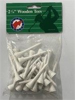 New Woden Golf Tees - 30 Count