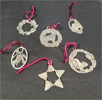 Pewter Christmas Ornaments