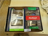 (2) Hall and Closet Door Knobs