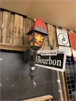 MAKERS MARK BOURBON LAMP