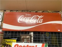 COCA-COLA SCREEN PRINT SIGN