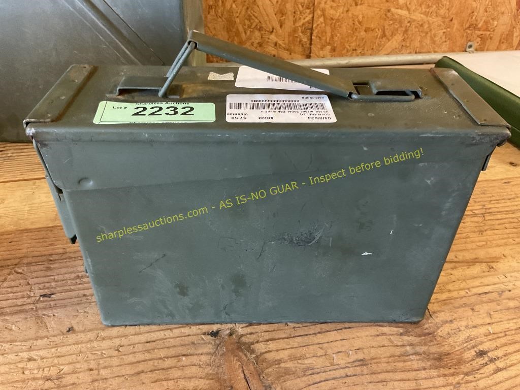 U.S. military M19A1 30CAL ammo box WTPF