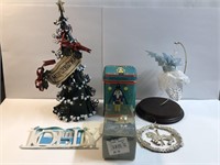 Huge Mixed Lot of Christmas items Tree Candle orna