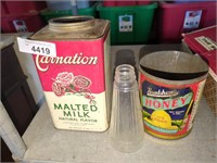 Vintage Carnation Malted Milk & Bradshaw Honey