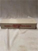 BOX OF BASEBALL CARDS MARKED 1990 SCORE FULL SET