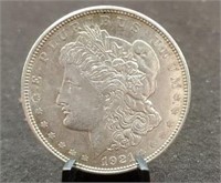1921-D Morgan Silver Dollar, AU
