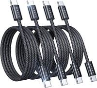 NEW 4PK Type C Fast Charging Cables
