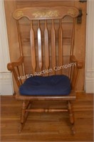 (B2) Rocking Chair w/ Gold Stenciling