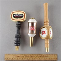 3ct Beer Tap Handles Miller National Bohemian