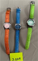 351 - LOT OF 3 WATCHES (I109)