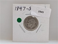 1947-S 90% Silv Roos Dime