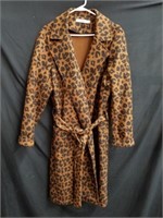 JUSTFAB, Size 2X, Animal Print Overcoat with