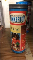 Tinkertoy Set. Vintage