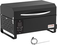 Onlyfire UPGRADED Wood Pellet Grill Smoker  Black