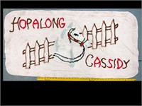 HOPALONG CASSIDY THROW RUG