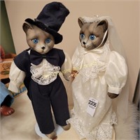 Bride and Groom Cat Dolls
