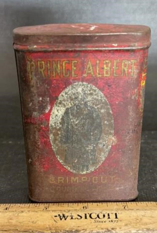 VINTAGE "PRINCE ALBERT" TOBACCO CAN