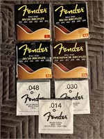 Fender Ball End Guitar Strings in Factory Packages