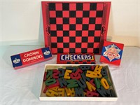 Antique games and letters