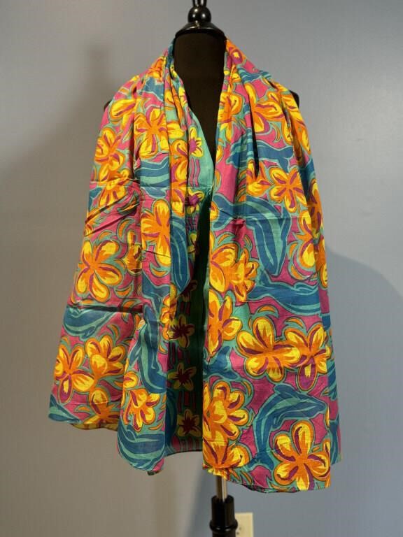 Steven Hein Australia Dolphin Tropical Scarf Wrap