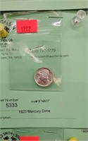 1923 Mercury Dime