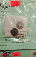 Silver Denarius Marc Anthony