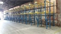 Pallet Racking (17) Uprights, Approx 13ft x 8ft