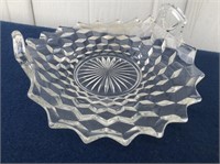 Curved Glass Candy Dish