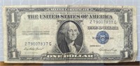 Silver certificate 1935 $1 bank note