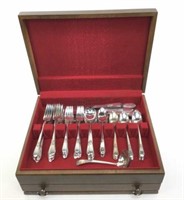 (90+) Rogers Bros Silver Plate Flatware & Chest