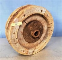 Machinery Wooden Wheel 12"w, 4"