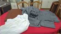 2 GRAY PILLOW VASES- FITTED SHEET AND REGULAR