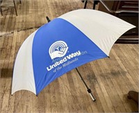 UNITED WAY ADVERTISEMENT UMBRELLA