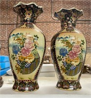 PAIR OF ASIAN POTTERY VASES