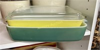 PYREX CASSEROLES - ONE LID